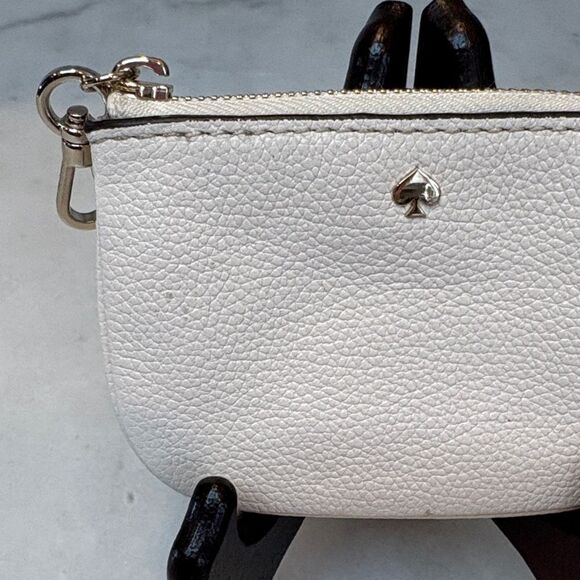 Kate Spade Pebbled Leather Key Chain Coin Purse - Picture 2 of 13